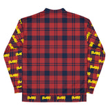 Plaid Slabs Bomber Jacket